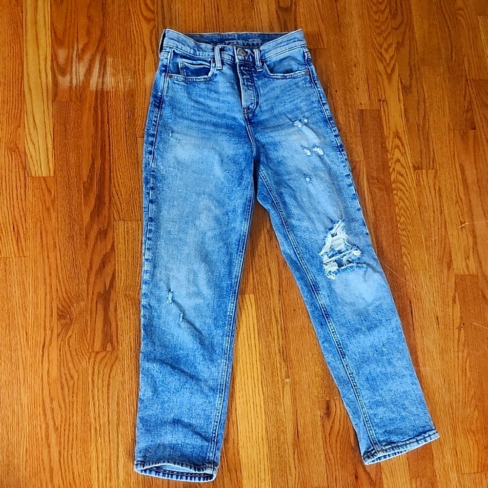 Old navy sky high straight leg jeans